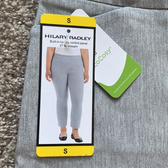 HILARY RADLEY GRAY MID RISE BUILT-IN TUMMY CONTROL PANEL SLIM LEG PANT 🌟NWT🌟 - Picture 10 of 16